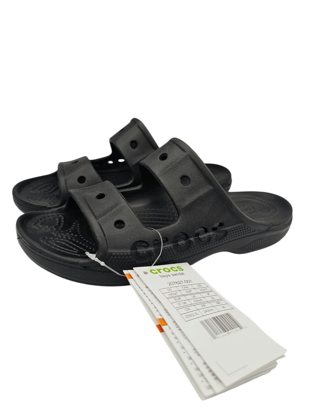 Crocs Unisex Adult Baya Slide Sandals in Black NWT
